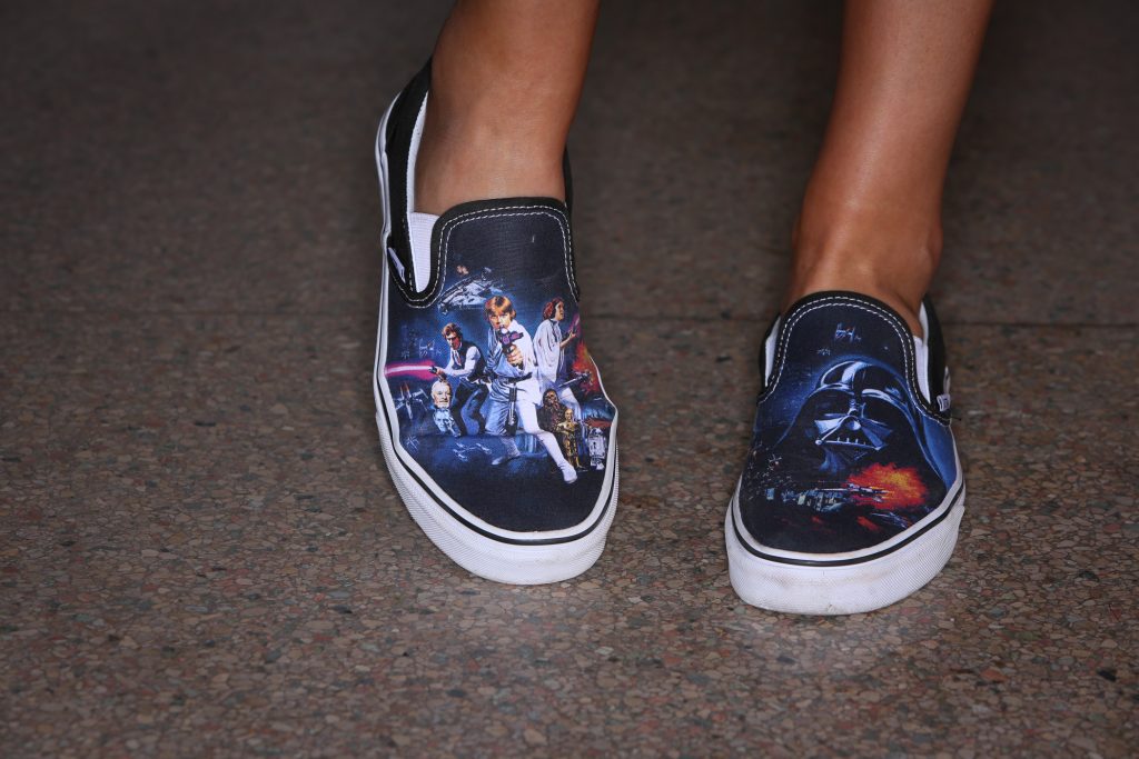 zapatos de guerra de las galaxias