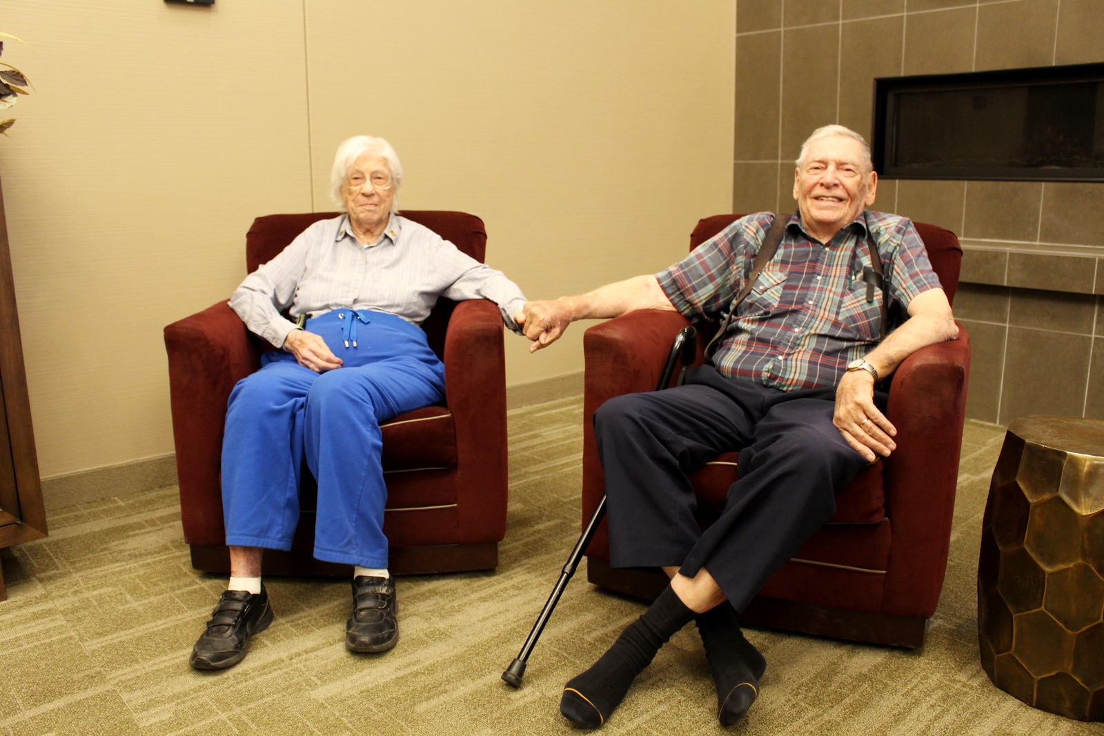 Rod y Marge Jenkins, voluntarios de Meals on Wheels desde hace mucho tiempo