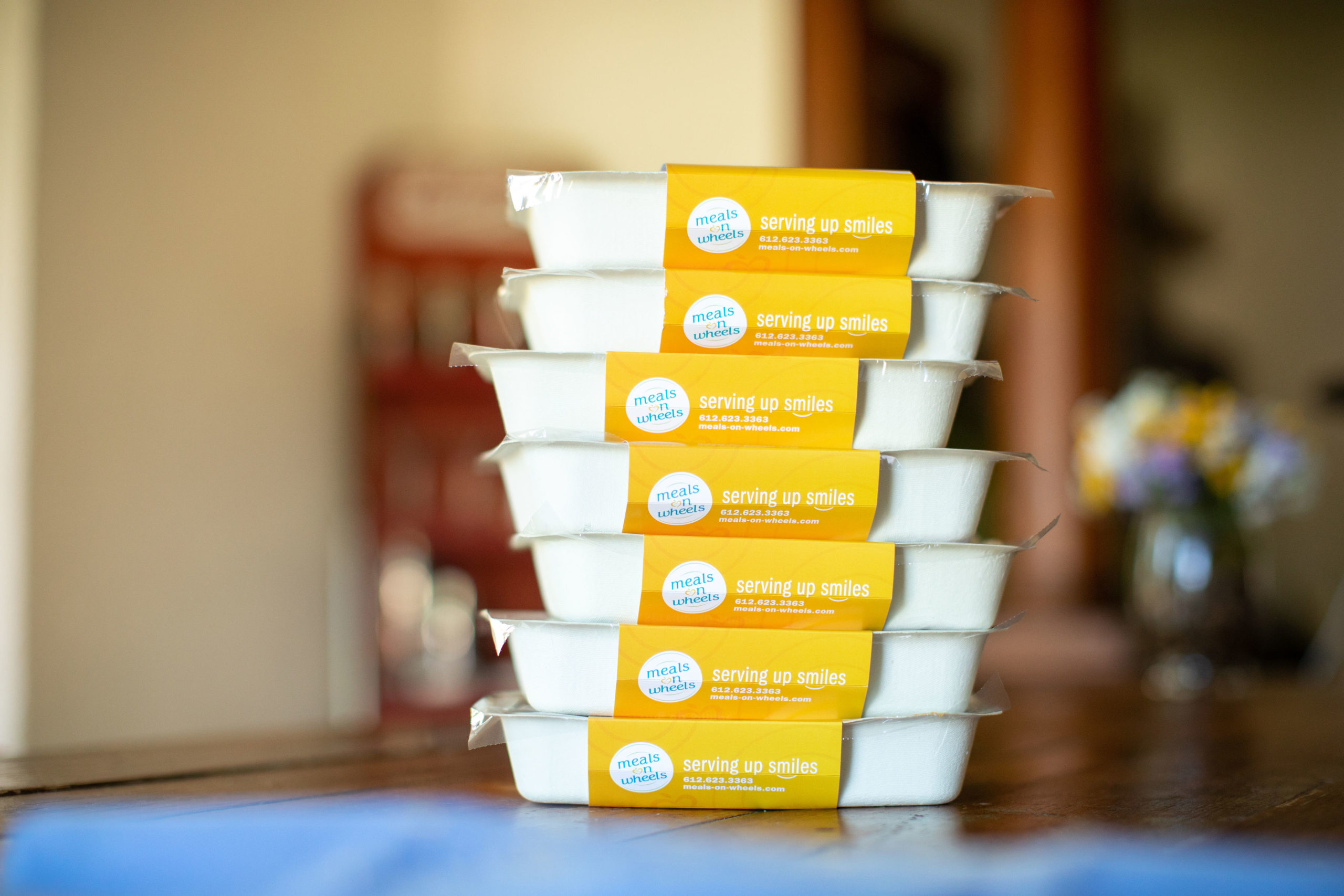 A stack of 7 delivery meals