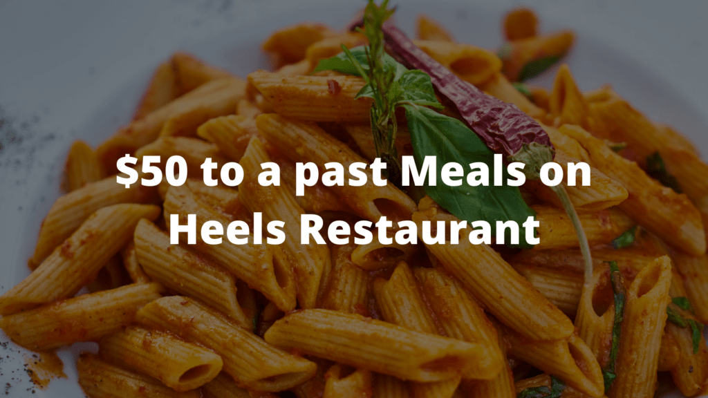 $50 a un restaurante Meals on Heels anterior